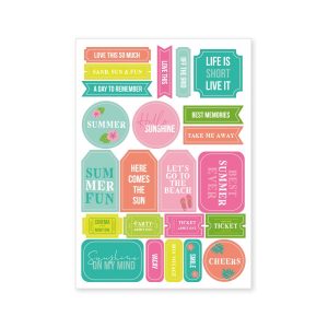 sticker art sunshine on my mind