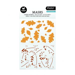 Stencil autumn pattern
