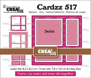 Stansmal cardzz frame & inlays sofie
